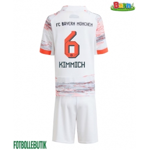 Bayern Munich Joshua Kimmich #6 Bortaställ Barn 2025-26 Kortärmad (+ Korta byxor)